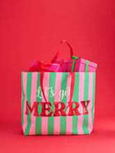 Load image into Gallery viewer, Let's Get Merry Gifting Tote
