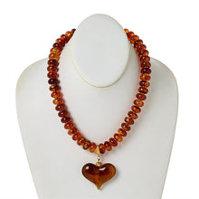 Load image into Gallery viewer, Chunky Heart Bead Necklace