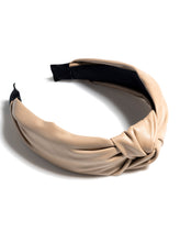 Load image into Gallery viewer, Shiraleah Knotted Faux Leather Headband