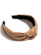 Load image into Gallery viewer, Shiraleah Knotted Faux Leather Headband