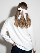 Load image into Gallery viewer, Shiraleah White Textured Bow Clip