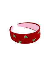 Load image into Gallery viewer, Velvet Tree Headband Scarlet