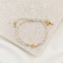 Load image into Gallery viewer, My Saint My Hero Filled by Faith Blessing Bracelet