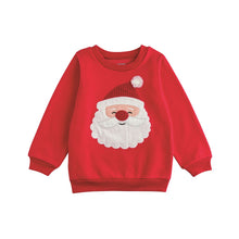 Load image into Gallery viewer, Applique Santa Sweatshirt