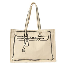 Load image into Gallery viewer, Cotton Canvas Tote