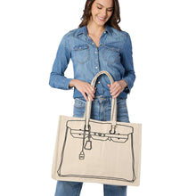 Load image into Gallery viewer, Cotton Canvas Tote