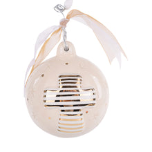 Load image into Gallery viewer, Glory Haus Gold Striped Cross Ornament