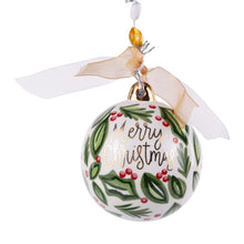 Load image into Gallery viewer, Glory Haus Merry Christmas Holly Ornament