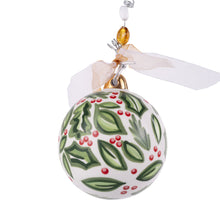 Load image into Gallery viewer, Glory Haus Merry Christmas Holly Ornament