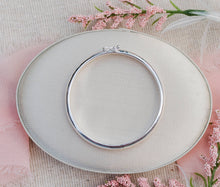 Load image into Gallery viewer, Classic Silver Bangle Bracelets for Babies, Kids or Women: Medium 1-5 Years
