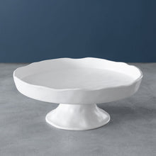 Load image into Gallery viewer, Beatriz Ball VIDA Nube Round Pedestal Cake Plate White