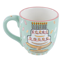 Load image into Gallery viewer, Candles and Confetti Cake Mug