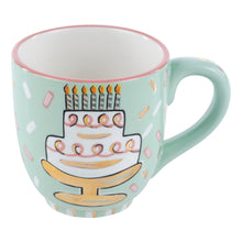 Load image into Gallery viewer, Candles and Confetti Cake Mug