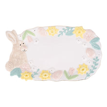 Load image into Gallery viewer, Easter Bunny Flowers Tray