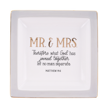 Load image into Gallery viewer, Mr. & Mrs. Joined Together Trinket Tray