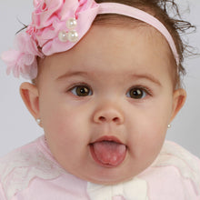 Load image into Gallery viewer, 14K Gold-Plated White Pearl Earrings with Screw Backs