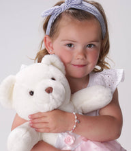 Load image into Gallery viewer, Sterling Silver Screw-Back White Pearl Earrings for Children