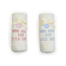 Load image into Gallery viewer, Thank Heaven Embroidered Blanket