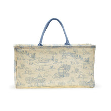 Load image into Gallery viewer, Toile Hamper/Storage Tote