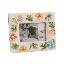 Load image into Gallery viewer, Floral Beaded Frame