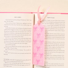 Load image into Gallery viewer, Acrylic Bookmark Bows Pink