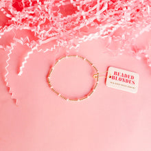 Load image into Gallery viewer, Beaded Blondes Dainty Poppi Bracelet