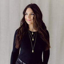 Load image into Gallery viewer, Madison Sterling Necklace (Original/Gold) - Philippians 4:13: 22" - Medium