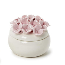Load image into Gallery viewer, Hydrangea Trinket Jewelry Box with Lid