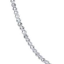 Load image into Gallery viewer, Enewton Choker Bright Silver Faceted Hematite 2mm Bead