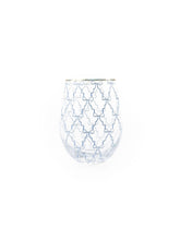 Load image into Gallery viewer, Stemless Wine Glass Bow Trellis