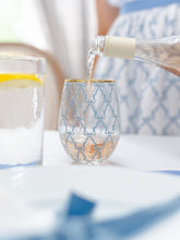 Load image into Gallery viewer, Stemless Wine Glass Bow Trellis