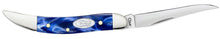 Load image into Gallery viewer, Case SparXX Blue Pearl Kirinite Smooth Small Texas Toothpick Knife
