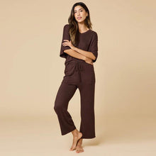 Load image into Gallery viewer, Softies Dream Relaxed V-Neck w/Capri Lounge Set
