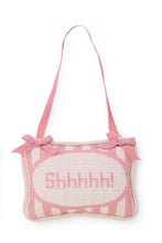 Load image into Gallery viewer, Shhhhh! Embroidered Pillow Door Hanger