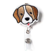 Load image into Gallery viewer, Dog 360-Degree Rotating Retractable Reel Clip Badge Holder