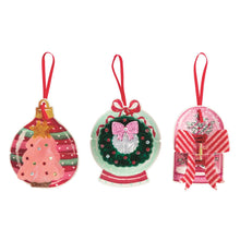 Load image into Gallery viewer, Pink Holiday Claw Clip