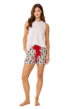Load image into Gallery viewer, Tree Lattice Bow Pajama Shorts