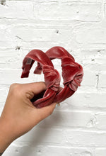 Load image into Gallery viewer, CHILD sized Top Knot Headband Velvet: Emerald