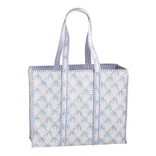 Load image into Gallery viewer, Bow Block Print Tote