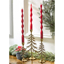 Load image into Gallery viewer, Tree Taper Candleholders/Candlesticks