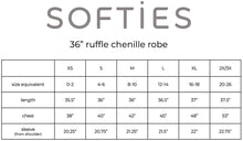 Load image into Gallery viewer, Softies 36" Ruffle Chenille Robe