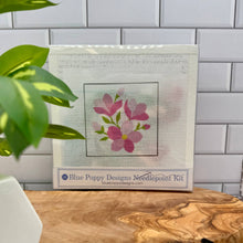 Load image into Gallery viewer, Pink Flowers Needlepoint Kit