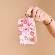 Load image into Gallery viewer, Keychain Wallet-Rose Garden