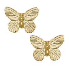 Load image into Gallery viewer, Susan Shaw Gold Butterfly Post Earring