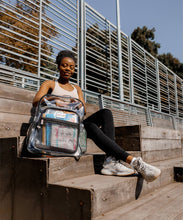 Load image into Gallery viewer, Clear Backpack XL Black