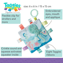 Load image into Gallery viewer, Mary Meyer Sleepy Sea Crinkle Me Taggies