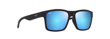 Load image into Gallery viewer, Maui Jim Blue Hawaii The Flats Matte Black w/Blue