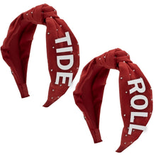 Load image into Gallery viewer, Top Knot Beaded Headband