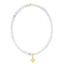 Load image into Gallery viewer, Enewton Classic 3mm Bracelet Signature Cross Gold Charm