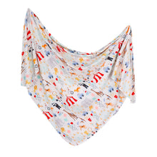 Load image into Gallery viewer, Copper Pearl Knit Swaddle Blanket